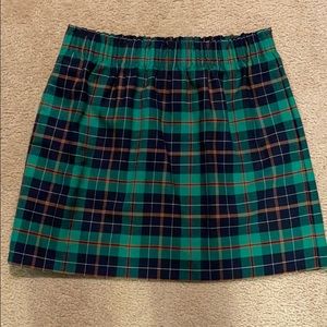 J. Crew Plaid City Skirt